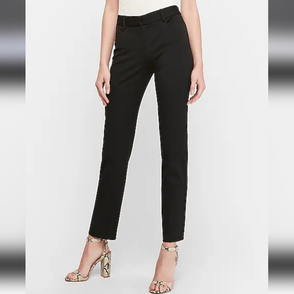 Express Columnist Mid Rise Ankle Pant - Picture 1 of 3